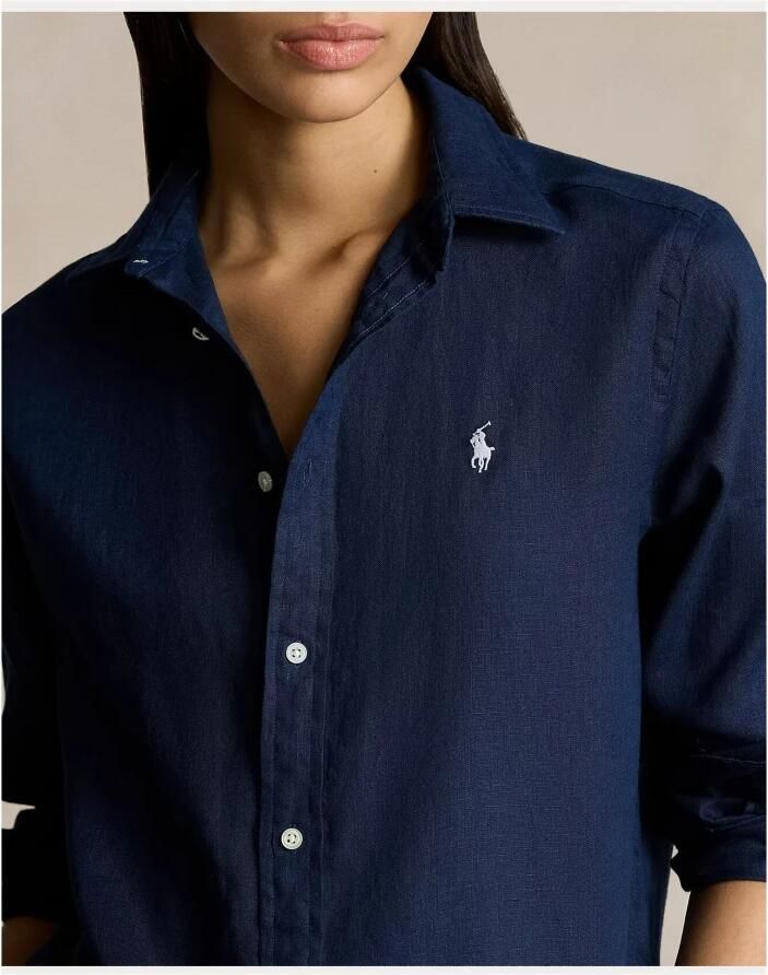 Polo Ralph Lauren Blouse met normaal model knoopsluiting en logo-applicatie