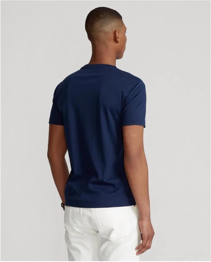 Polo Ralph Lauren T-shirt Korte Mouw T-SHIRT AJUSTE COL ROND EN PIMA COTON LOGO PONY PLAYER MULTICOLO - Foto 2