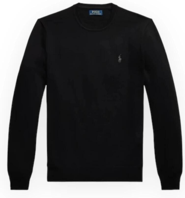 Polo Ralph Lauren Zwarte Sweaters LS CN Pp-Lange Mouwen-Pullover Zwart Heren - Foto 8