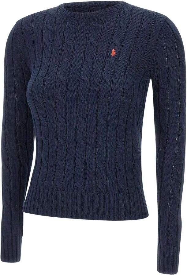 Polo Ralph Lauren Lange Mouw Gebreide Trui Pullover Blue Dames - Foto 2