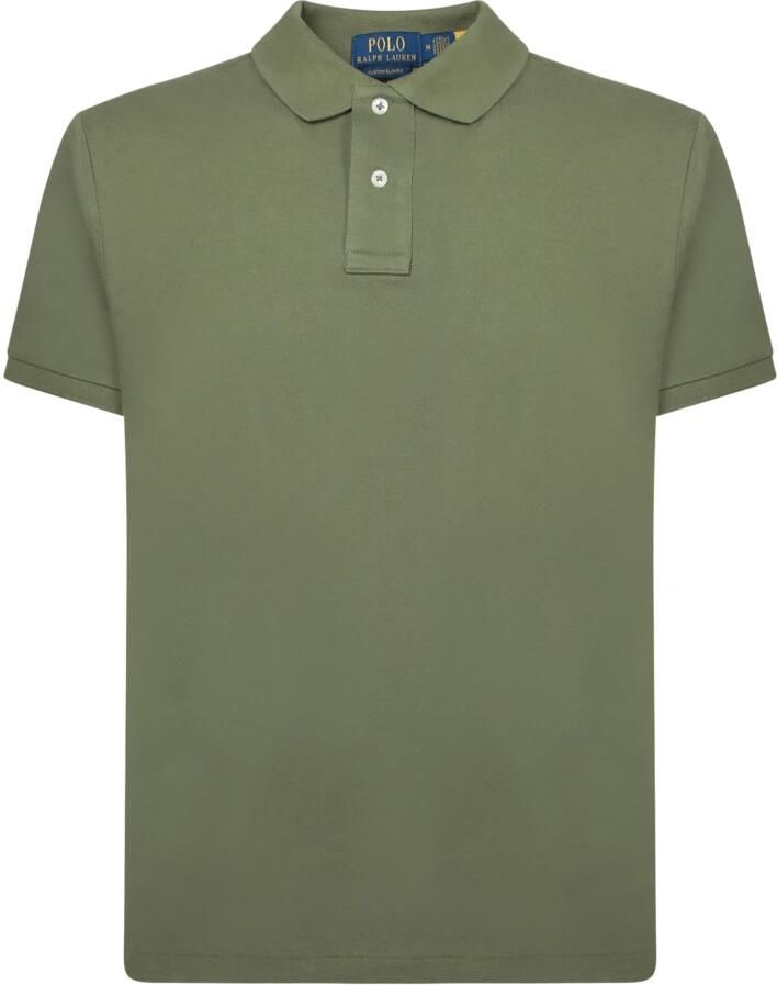 Polo Ralph Lauren Militair Groene Piquet Polo Shirt Green Heren - Foto 2