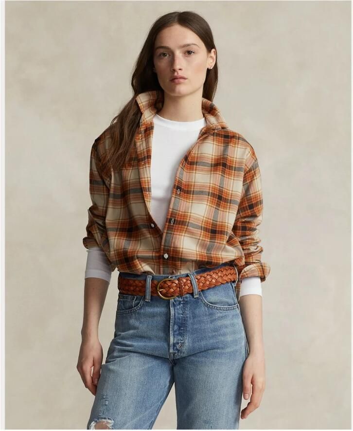 Polo Ralph Lauren Multicolor Flanellen Overhemd voor Dames Multicolor Dames