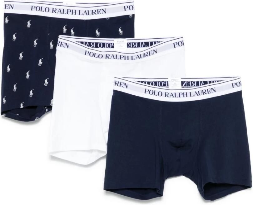 Polo Ralph Lauren Underwear Boxershort met logo in band in een set van 3 stuks model 'BRIEF'