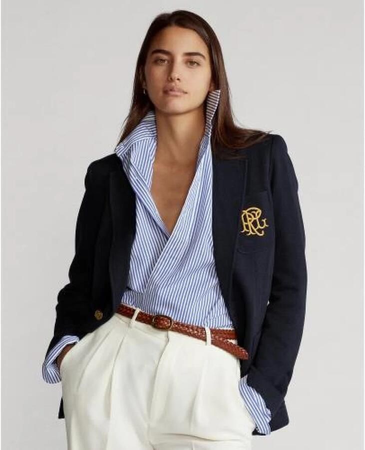Ralph Lauren Blauwe Aw23 Damesblazer Chic en Comfortabel Blue Dames - Foto 3