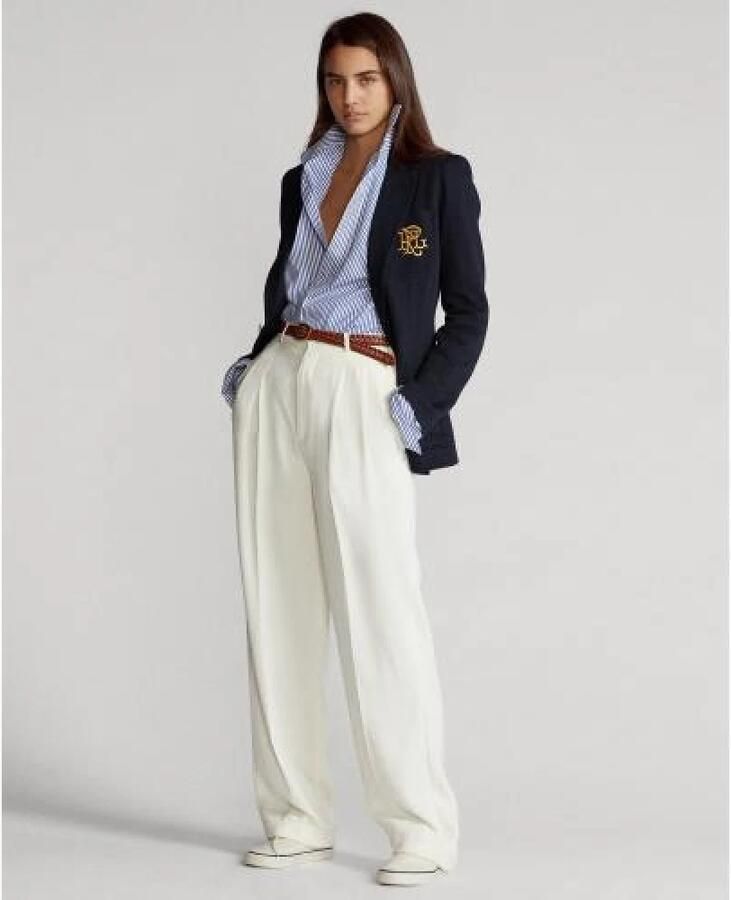 Ralph Lauren Blauwe Aw23 Damesblazer Chic en Comfortabel Blue Dames - Foto 4
