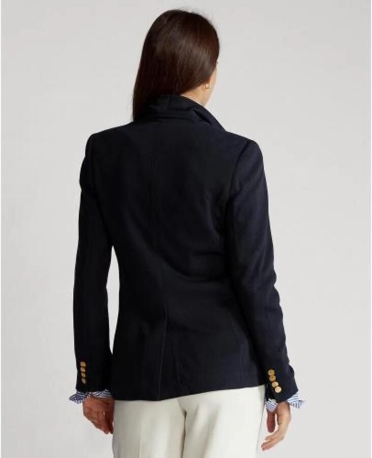 Ralph Lauren Blauwe Aw23 Damesblazer Chic en Comfortabel Blue Dames - Foto 5