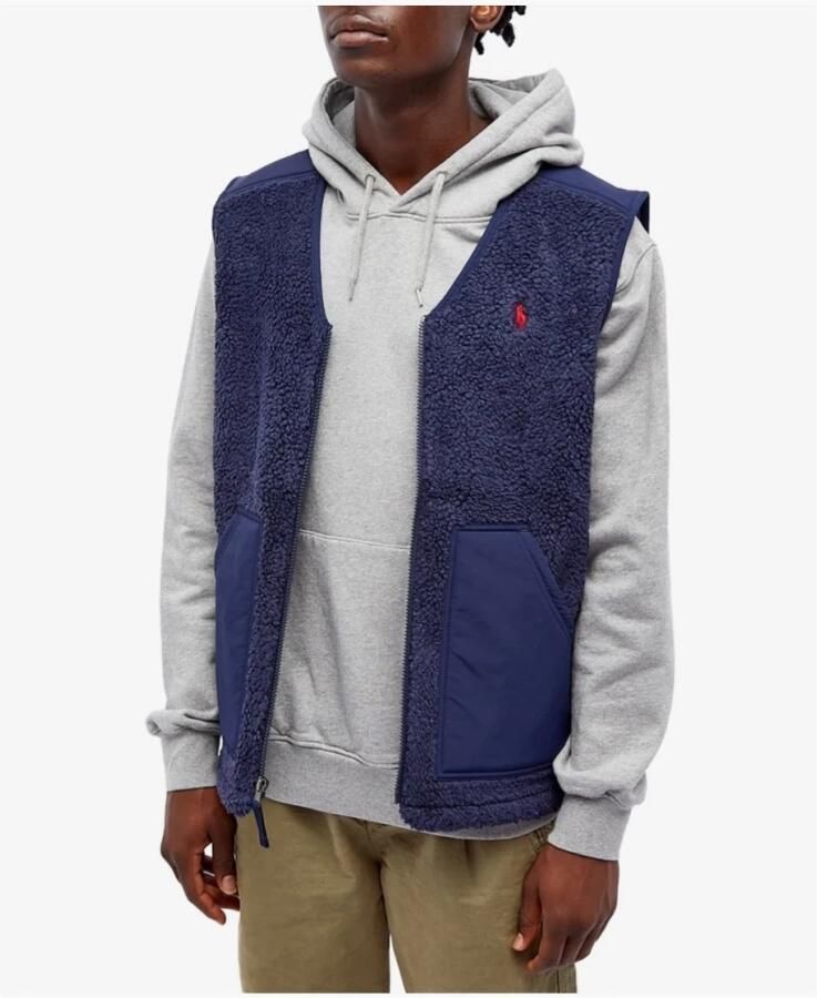 Polo Ralph Lauren Fleece Jack POLAIRE SHERPA ZIPPEE SANS MANCHE - Foto 4
