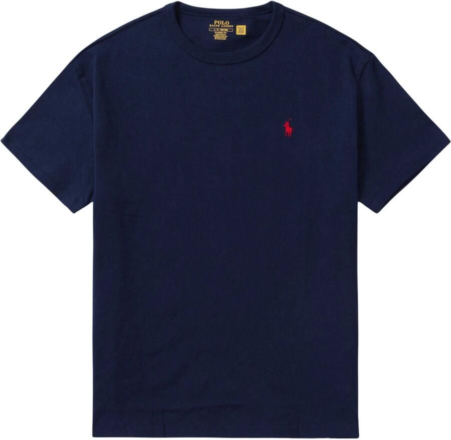 Polo Ralph Lauren Inkt Katoenen T-shirt Klassiek Design Stijl 710680785 004 Black Heren - Foto 5