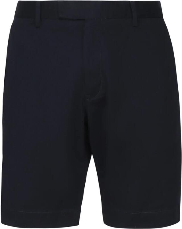 Polo Ralph Lauren Navy Katoenen Shorts Rits Knoopsluiting Blue Heren - Foto 2