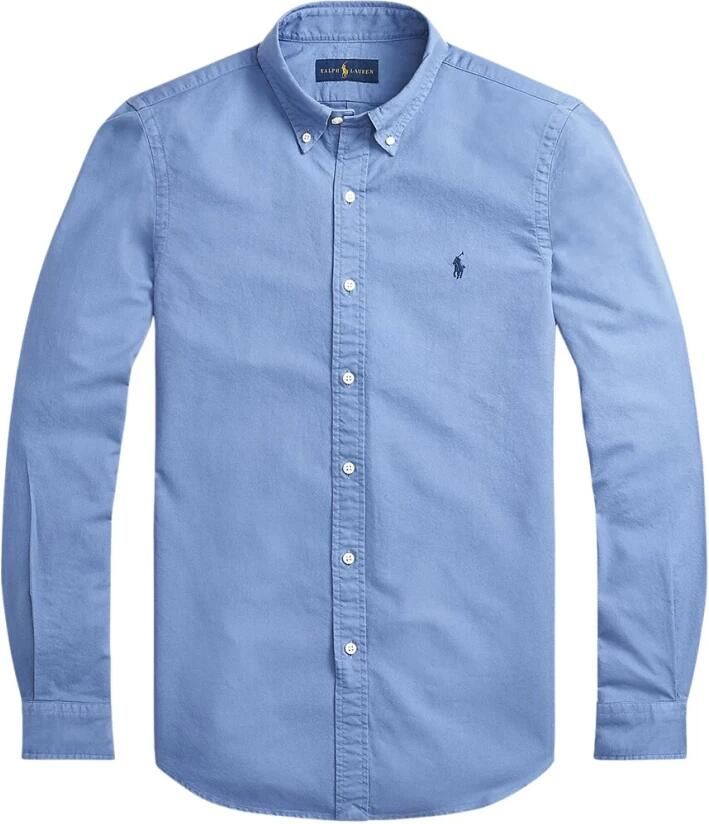 Polo Ralph Lauren Slim fit vrijetijdsoverhemd in denim-look - Foto 5