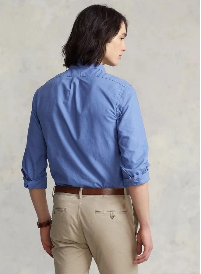 Polo Ralph Lauren Slim fit vrijetijdsoverhemd in denim-look - Foto 3