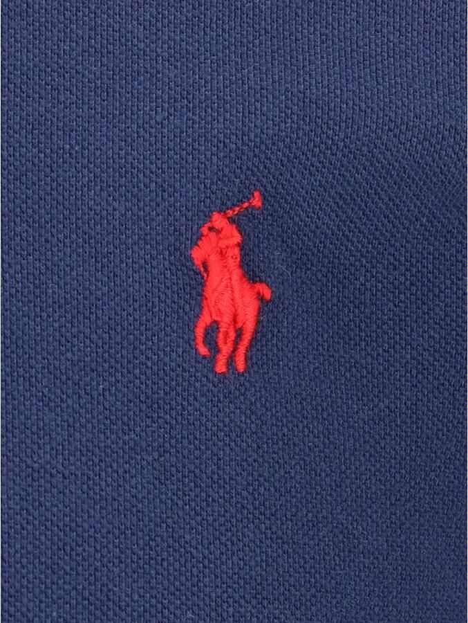 Polo Ralph Lauren Polo Shirt Lange Mouw POLO AJUSTE DROIT EN COTON BASIC MESH LOGO PONY PLAYER - Foto 6