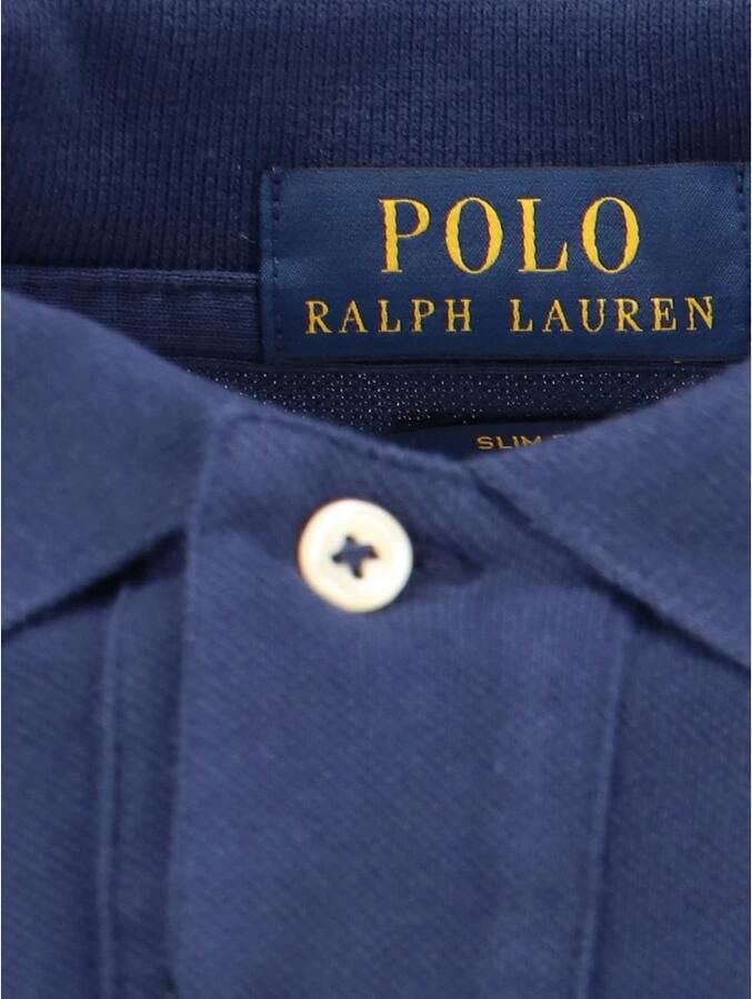 Polo Ralph Lauren Polo Shirt Lange Mouw POLO AJUSTE DROIT EN COTON BASIC MESH LOGO PONY PLAYER - Foto 7