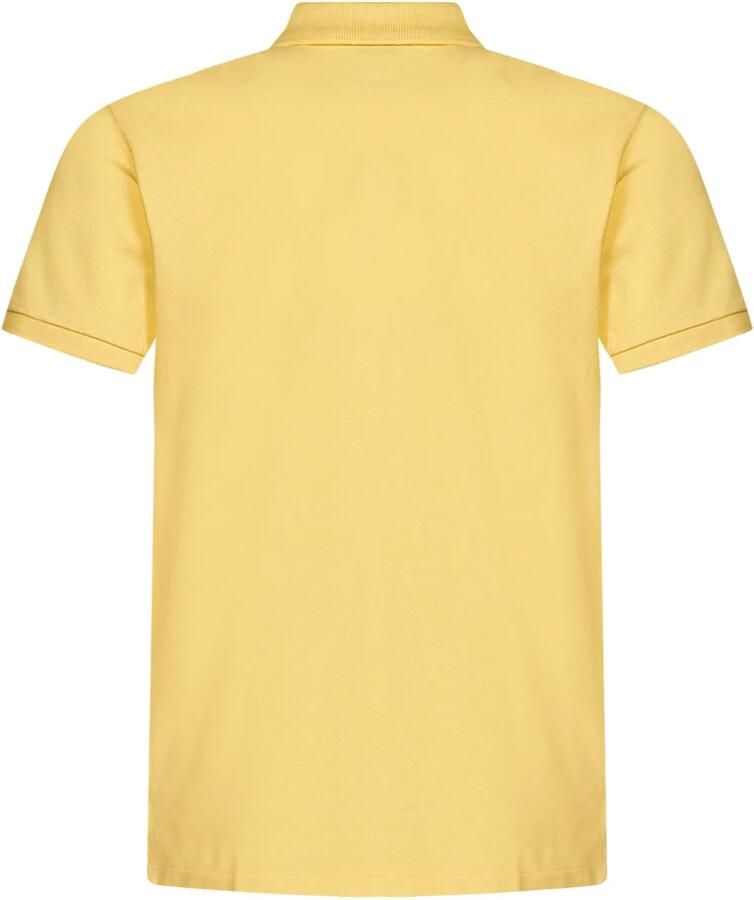 Polo Ralph Lauren Polo shirt met logo borduursel en geribbelde kraag en manchetten Yellow Heren - Foto 2
