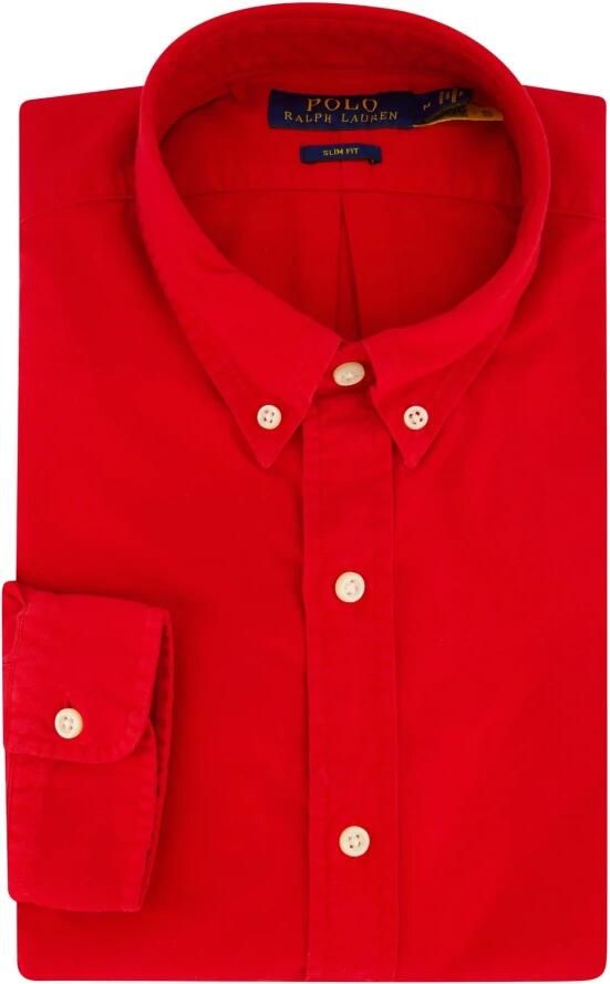 Polo Ralph Lauren Slim fit vrijetijdsoverhemd met labelstitching