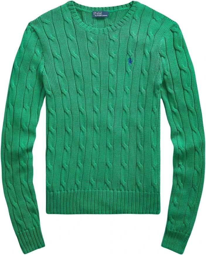 Polo Ralph Lauren Gebreide pullover met kabelpatroon model 'JULIANNA' - Foto 2