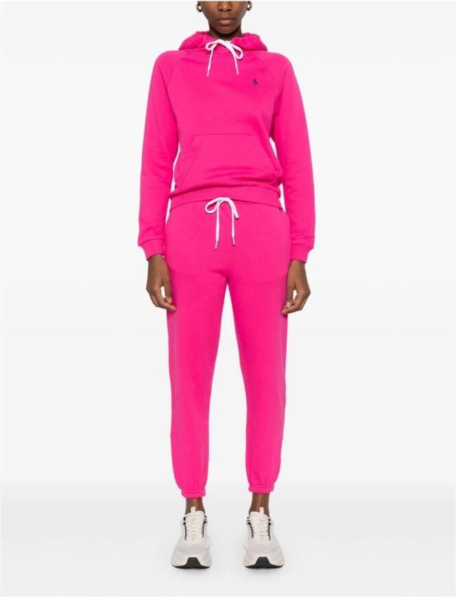 Polo Ralph Lauren Roze Joggers met Logo Borduurwerk Pink Dames - Foto 4
