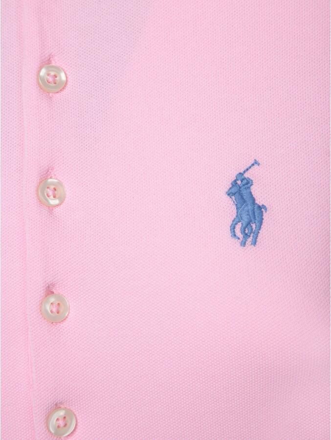 Polo Ralph Lauren Poloshirt van puur katoen met labelstitching model 'JULIE' - Foto 2