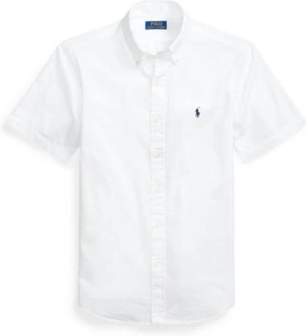 Polo Ralph Lauren Wit casual korte mouwen overhemd White Heren - Foto 3