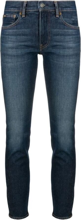 Polo Ralph Lauren Skinny Jeans met Opvallende Details Blauw Dames - Foto 4