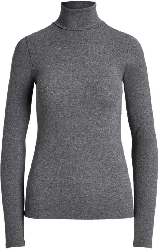 Ralph Lauren Slim Fit Grijs Vest met Lange Mouwen Gray Dames