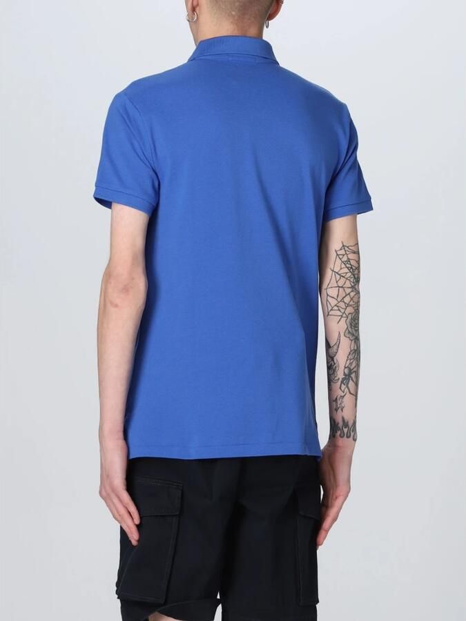 Polo Ralph Lauren Blauw slim fit poloshirt met korte mouw Blue Heren - Foto 3