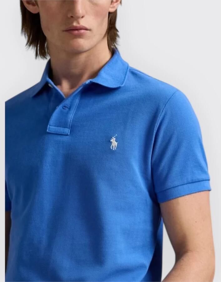 Polo Ralph Lauren Blauwe Polo T-shirts en Polos Blue Heren