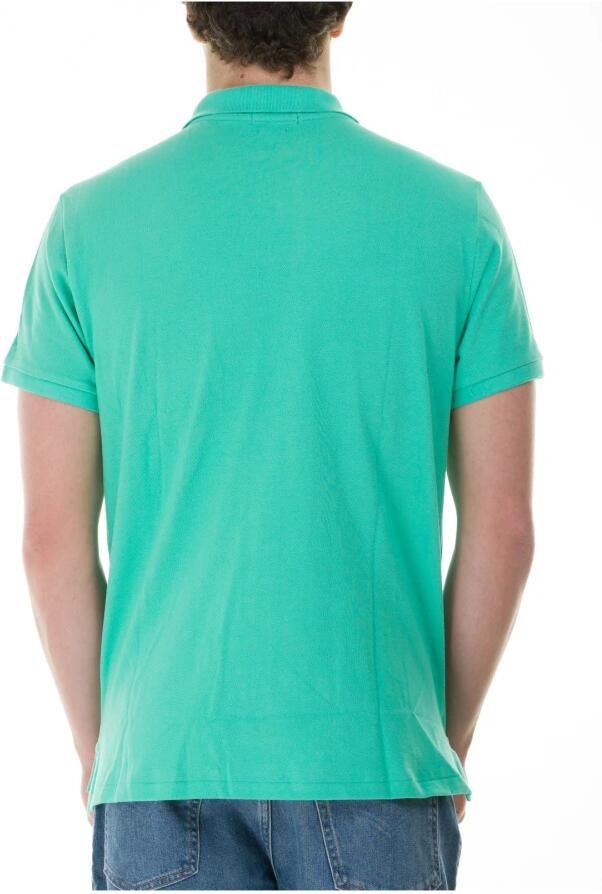 Polo Ralph Lauren Slim Fit Katoenen Polo Shirt Green Heren - Foto 5