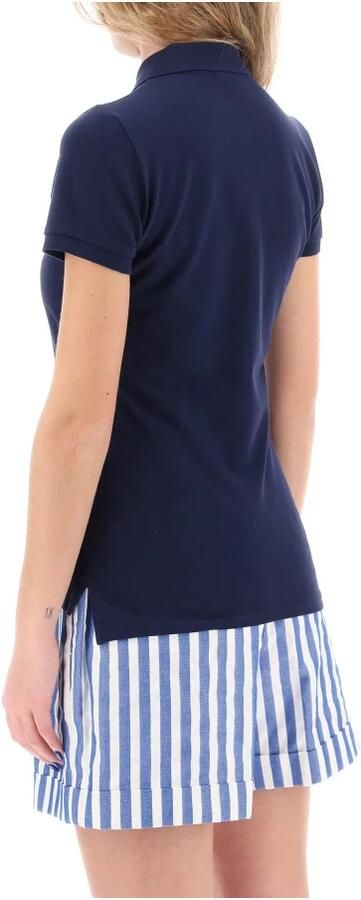 Polo Ralph Lauren Slim fit poloshirt met logostitching model 'JULIE' - Foto 5