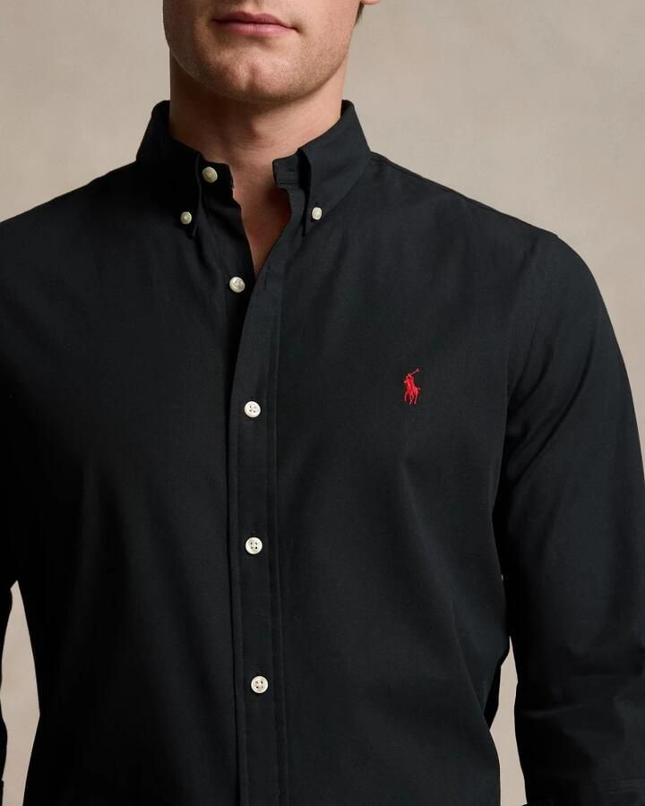 Polo Ralph Lauren Zwarte Button-Down Shirt met Handtekening Pony Black Heren - Foto 6
