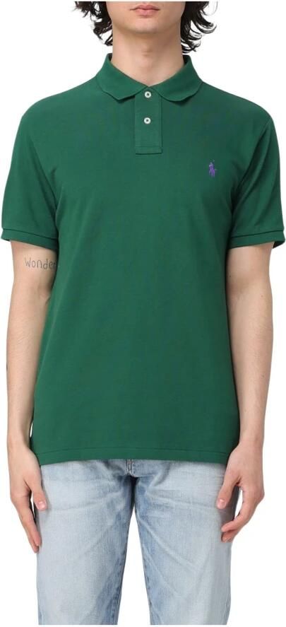 Polo Ralph Lauren Groene slim fit poloshirt korte mouw Green Heren - Foto 8