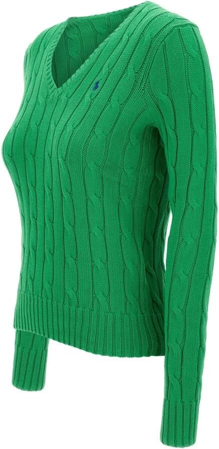 Polo Ralph Lauren Smaragdgroene V-hals trui Green Dames - Foto 6