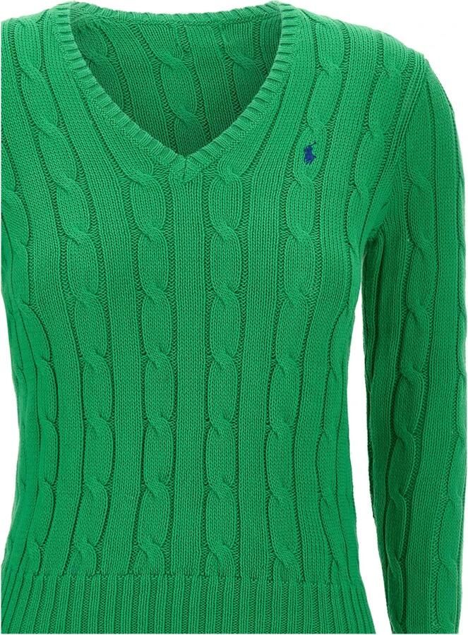 Polo Ralph Lauren Smaragdgroene V-hals trui Green Dames