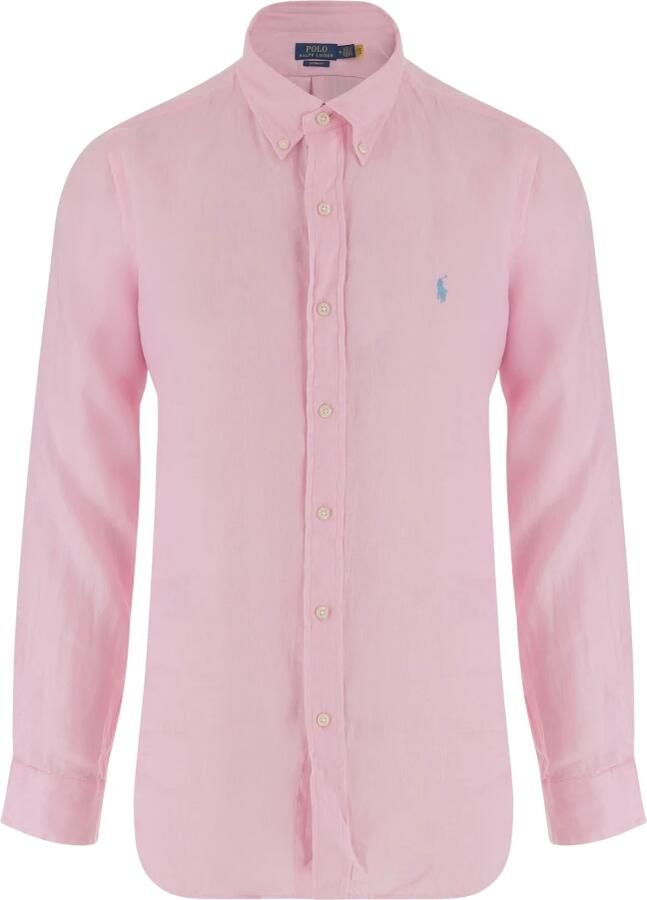 Polo Ralph Lauren Overhemd Lange Mouw CHEMISE COUPE DROITE EN LIN - Foto 2