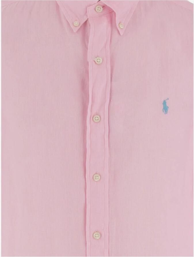 Polo Ralph Lauren Overhemd Lange Mouw CHEMISE COUPE DROITE EN LIN