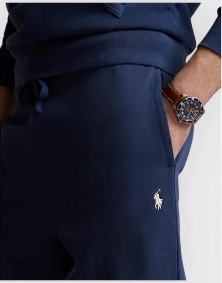 Polo Ralph Lauren Blauwe Katoenen Shorts met Pony Borduursel Blue Heren