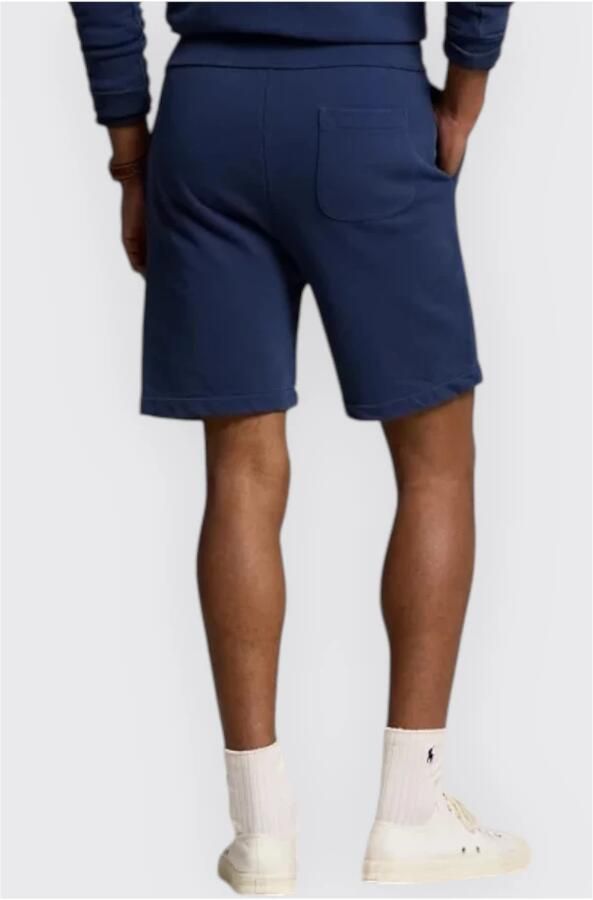 Polo Ralph Lauren Blauwe Katoenen Shorts met Pony Borduursel Blue Heren - Foto 4