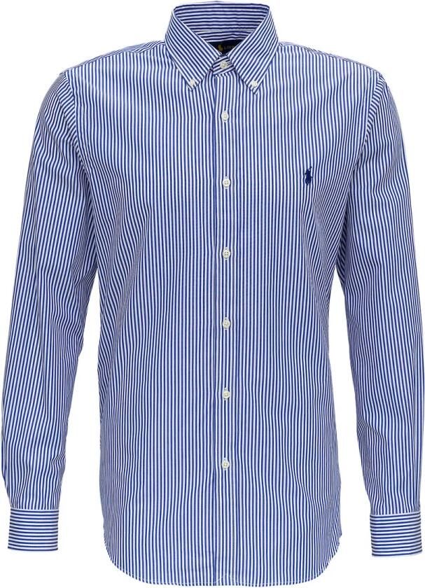 Polo Ralph Lauren Gestreept katoenen overhemd met button-down kraag Blue Heren - Foto 8