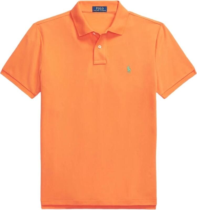 Polo Ralph Lauren Stijlvol T-shirt voor mannen Orange Heren