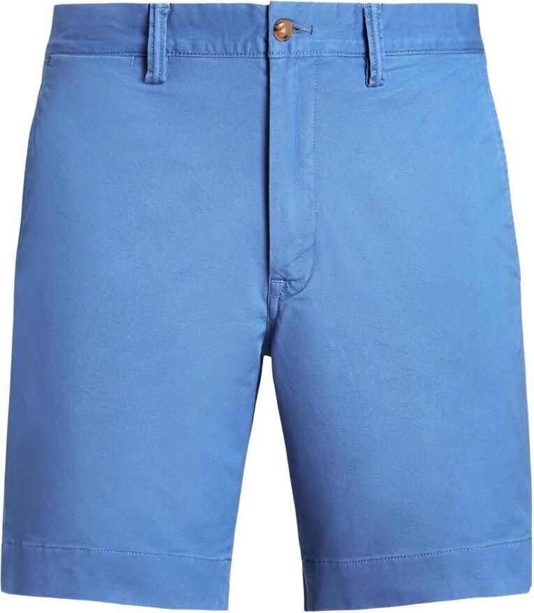 Polo Ralph Lauren Stretch straight fit korte broek met riemlussen model 'BEDFORD'