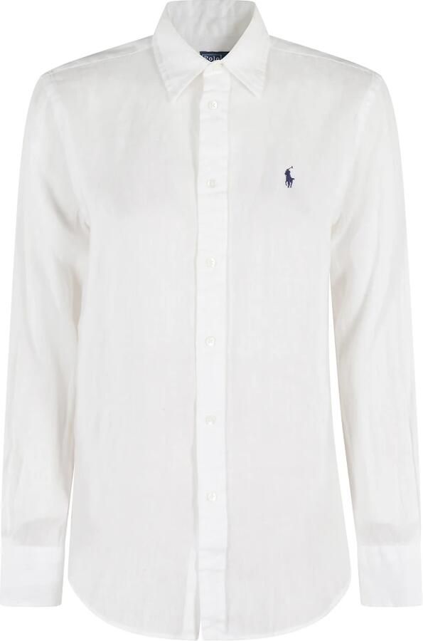 Polo Ralph Lauren Loose fit overhemdblouse van puur linnen met knoopsluiting - Foto 6