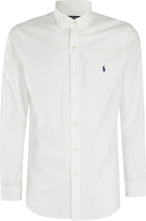 Ralph Lauren Witte Seersucker Overhemd Button-Down Kraag White Heren - Foto 10