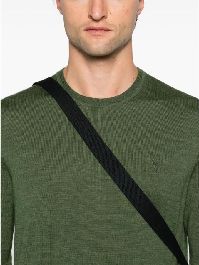 Polo Ralph Lauren Klassieke Groene Merinowollen Trui Green Heren