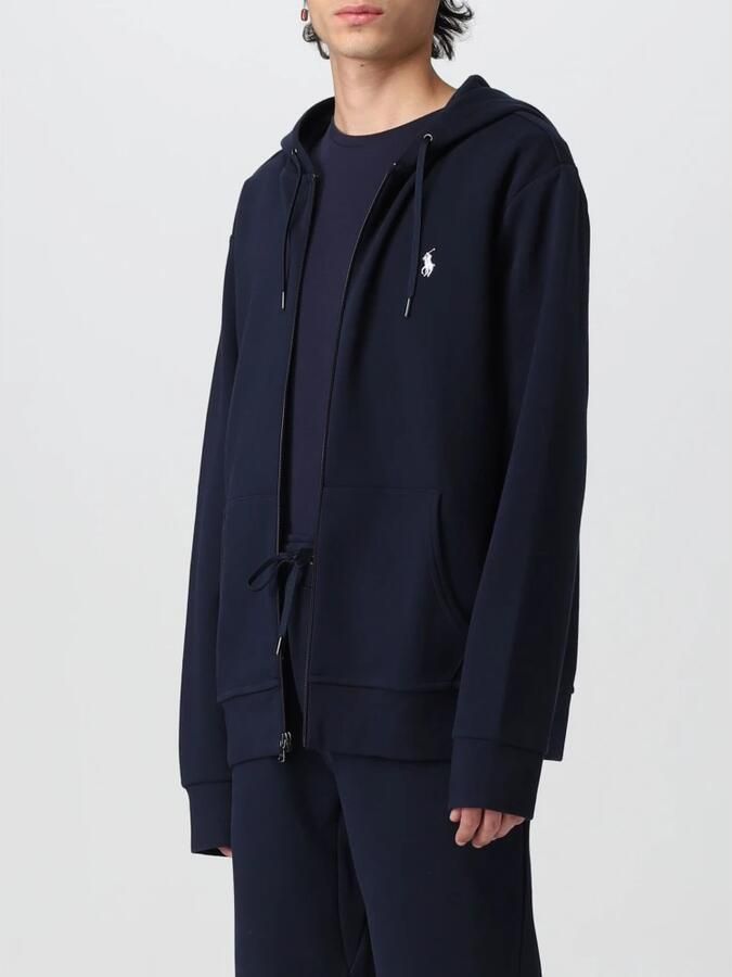 Polo Ralph Lauren Sweater SWEATSHIRT A CAPUCHE ZIPPE EN JOGGING DOUBLE KNIT TECH LOGO PONY - Foto 8