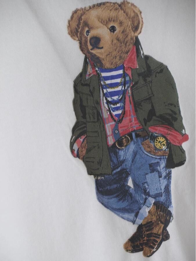 Polo Ralph Lauren T-shirt Korte Mouw T-SHIRT POLO BEAR AJUSTE EN COTON - Foto 4