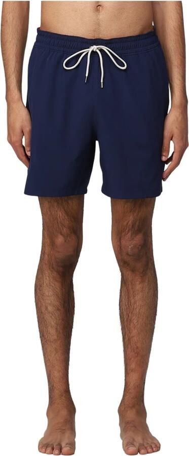 Ralph Lauren Geborduurd Logo Elastische Taille Trekkoord Zak Strandkleding Blue Heren - Foto 11