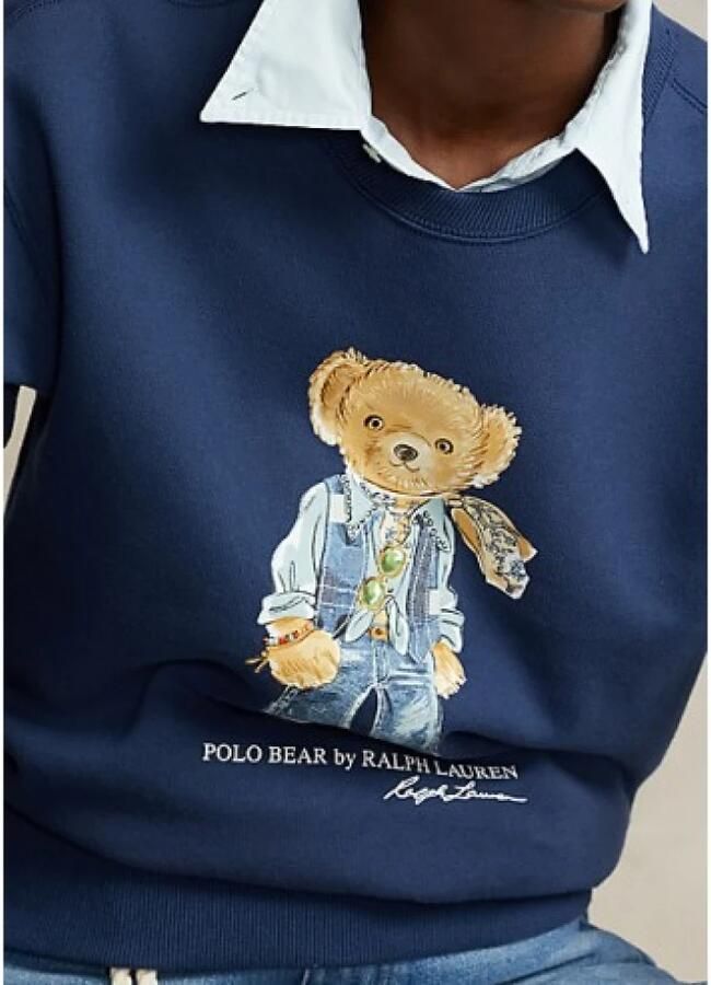 Polo Ralph Lauren Sweatshirt van katoenmix met motiefprint - Foto 2