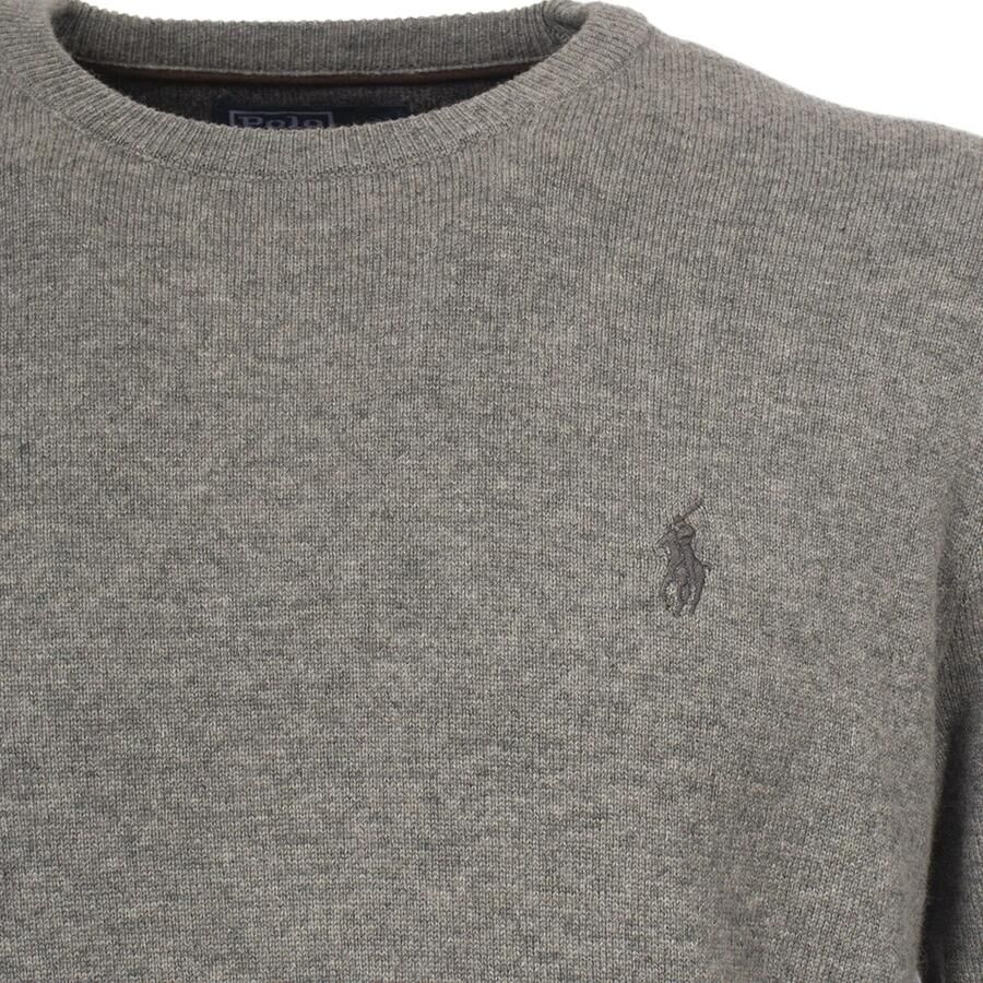 Polo Ralph Lauren Ralph Lauren sweater ronde hals Slim Fit grijs - Foto 4