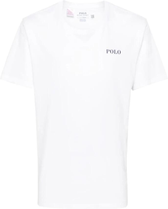 Polo Ralph Lauren Underwear T-shirt met labelprint model 'LIQUID COTTON'