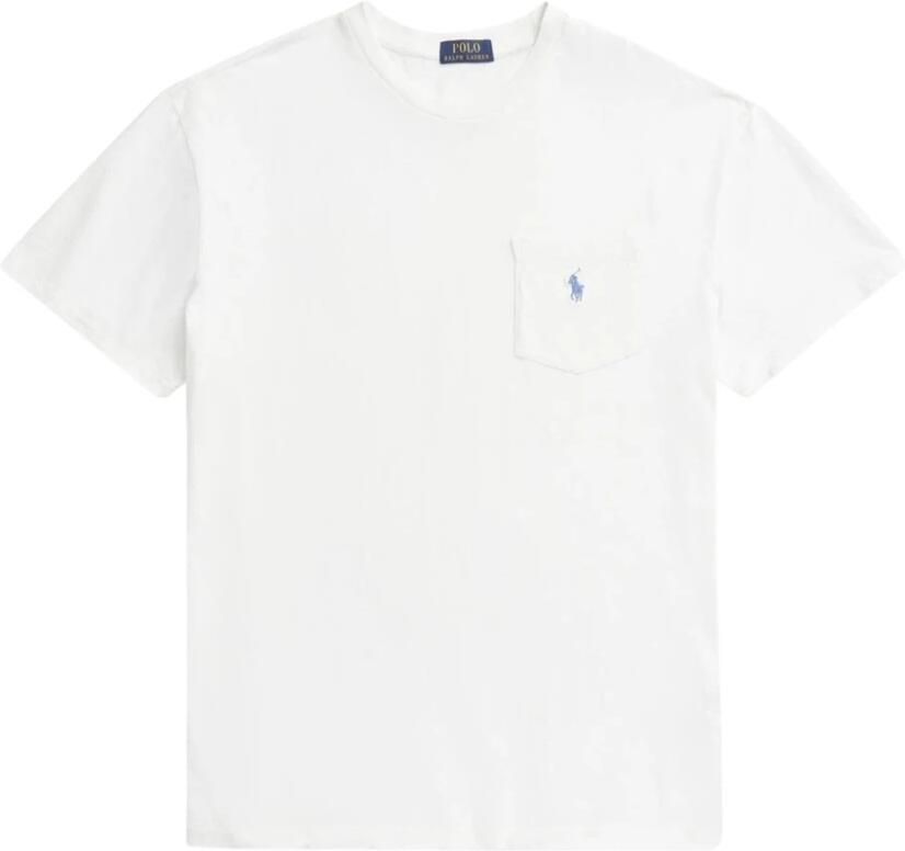 POLO Ralph Lauren regular fit T-shirt met logo ceramic white